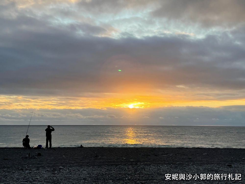 2022環島紀錄-day3金崙到花蓮市區 金崙沙灘看日出 北回歸線180度海景吃飛魚